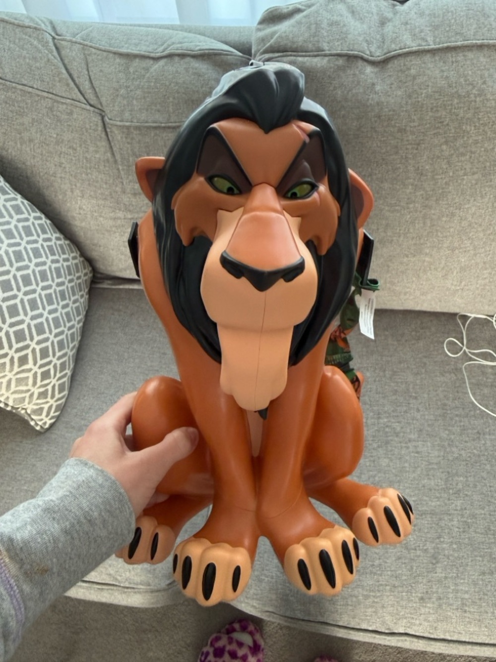 Scar Popcorn Collectible Bucket - Brown & Black Lion